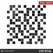 Декор Crystal Мозаика чёрный+белый  30х30